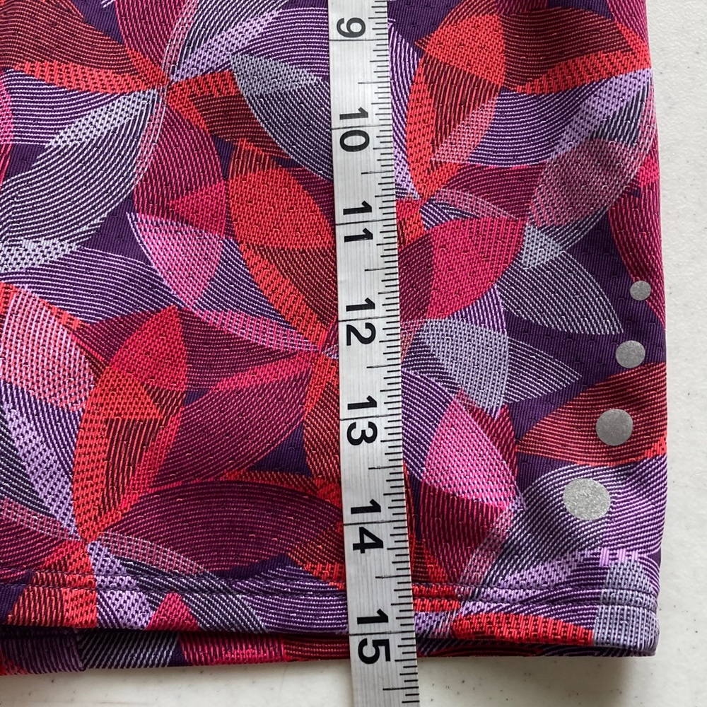 L.L. Bean Red and Purple Geometric Skort - Picture 6 of 6